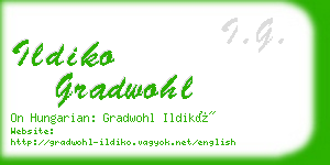 ildiko gradwohl business card